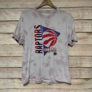 NBA Light Pink Toronto Raptors Tie Dye Tee‎ XL